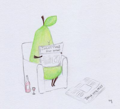 angry pear reads the sunday times
