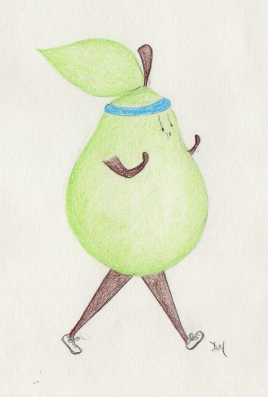 jogging pear