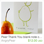 thank you card set