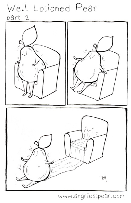 well lotioned pear part 2