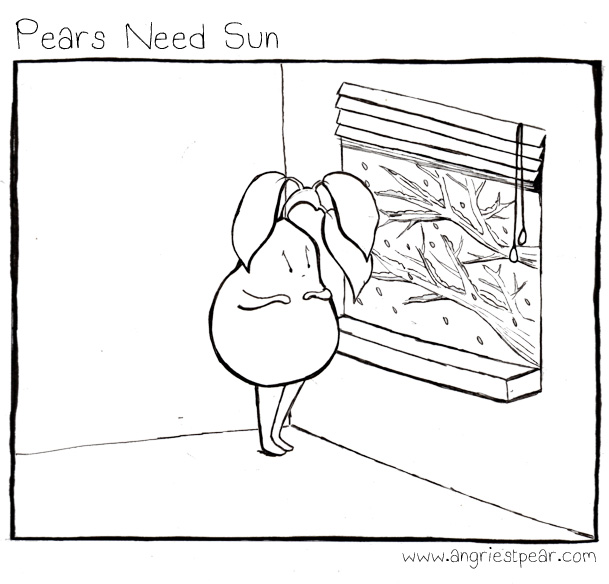 pears need the sun